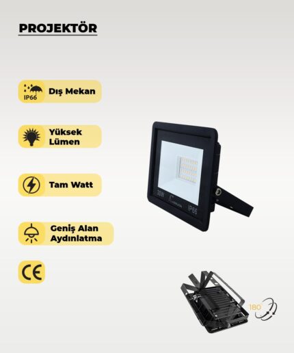 30W Projektör Gün Işığı